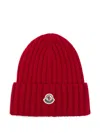 Moncler Wool Hat In Red