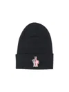 Moncler Grenoble Wool Beanie In Black