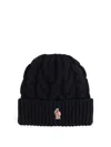 Moncler Grenoble Logo Patch Knitted Beanie