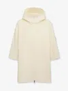 Moncler Women Virgin Wool Blend Cape In White
