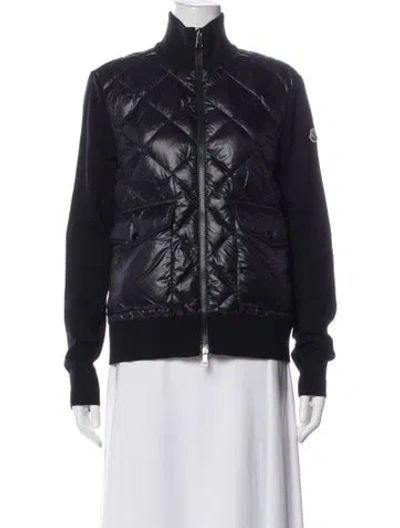 Pre-owned Moncler Virgin Wool Down Jacket In Multi