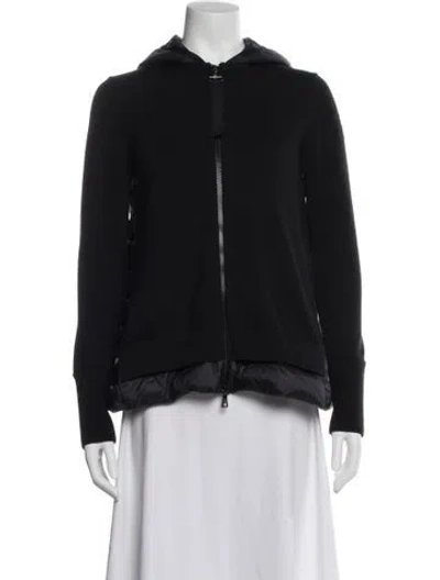 Pre-owned Moncler Virgin Wool Jacket In Black