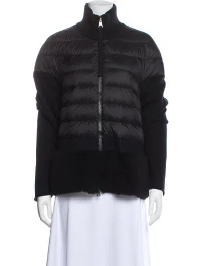 Pre-owned Moncler Virgin Wool Jacket In Black
