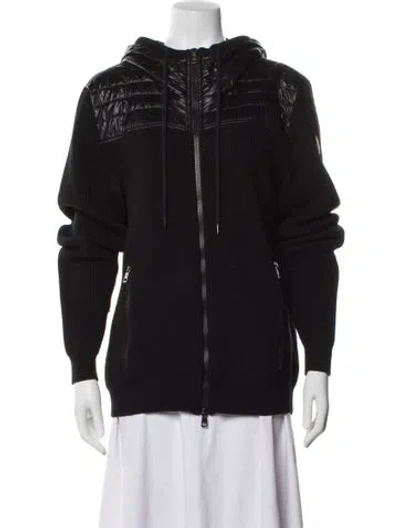 Pre-owned Moncler Virgin Wool Jacket In Black