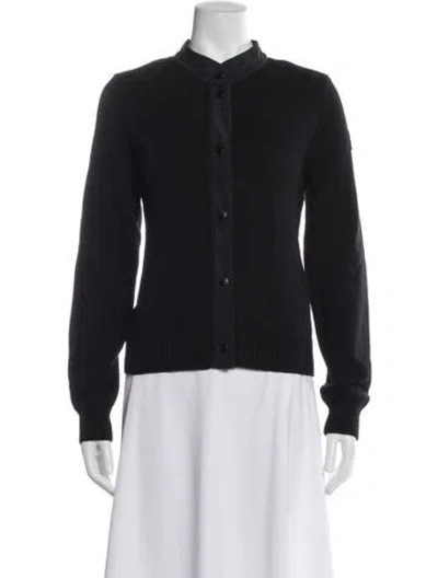 Pre-owned Moncler Virgin Wool Jacket In Black
