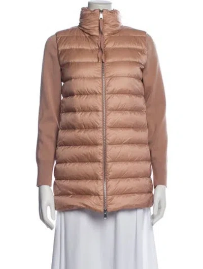 Pre-owned Moncler Virgin Wool Jacket In Pink