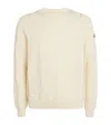 MONCLER VIRGIN WOOL LOGO SWEATER