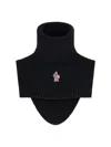 Moncler Virgin Wool Neck Warmer In Black