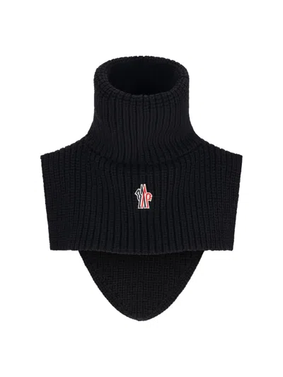 Moncler Virgin Wool Neck Warmer In Black