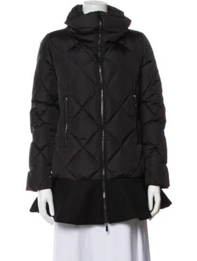 Pre-owned Moncler Virgin Wool Parka In Gray