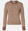 Moncler Textured Knit Crew Neck Sweater In Multi