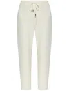 Moncler Virgin Wool Trousers In White