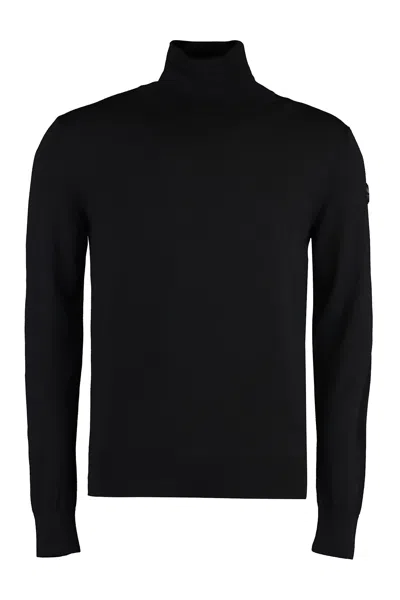MONCLER VIRGIN WOOL TURTLENECK SWEATER