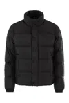 Moncler Quilted Panelled Jacket In Black