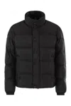 Moncler Quilted Panelled Jacket In Black