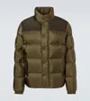 Moncler Long Sleeve Cotton Coat In Green