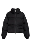 Moncler Vissec Down Puffer Jacket In Black