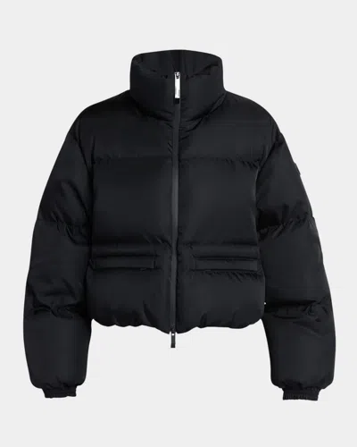 Moncler Vissec Down Puffer Jacket In Black