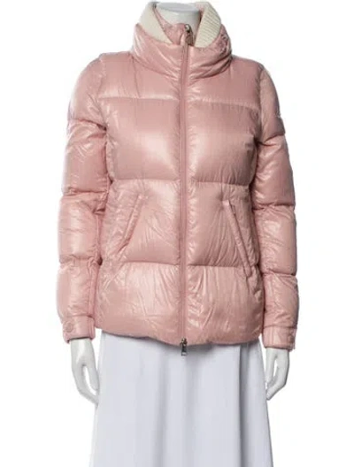 Pre-owned Moncler Vistule Giubbotto Down Down Jacket In Pink