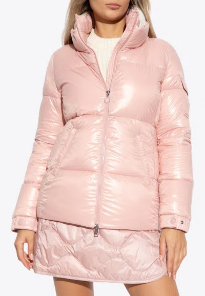 Moncler Andro Short Down Jacket Pink