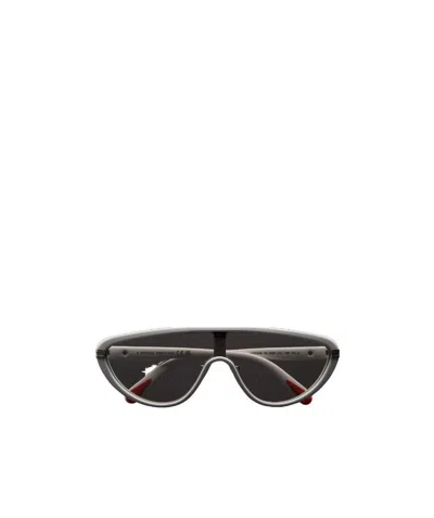 Moncler Vitesse Shield Sunglasses In Gray