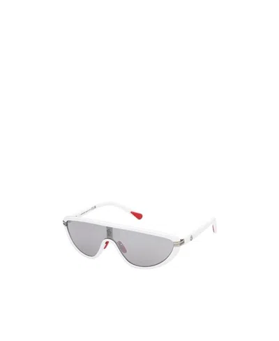 Moncler Vitesse Shield Sunglasses In Gray
