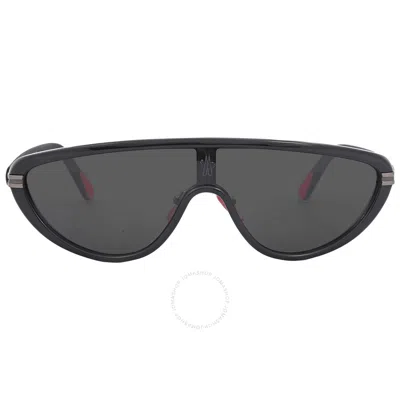 Moncler Vitesse Smoke Shield Unisex Sunglasses Ml0239 01a 00 In Black