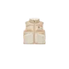 Moncler Vive Down Vest Beige In Beige