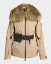 Moncler Veste De Ski Vizelle Gore-tex In Open Beige