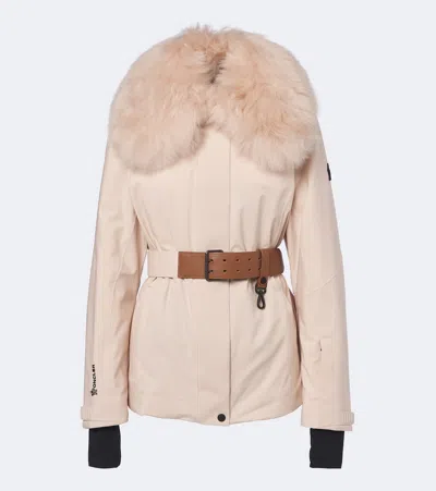 Moncler Vizelles Ski Jacket In Pink