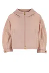 Moncler Powder Pink Nylon Vizille Windbreaker In 51l