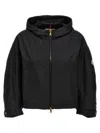 Moncler Polyester Windbreaker Fegeo With Hood And Elasticated Cuffs