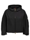 Moncler Vizille Casual Jackets And Parka Black In Black
