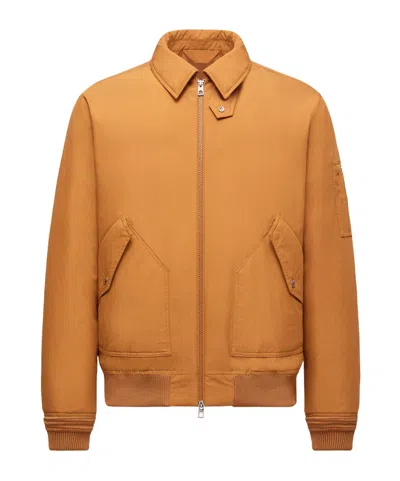 Moncler Volkuri Down Bomber Jacket In Orange