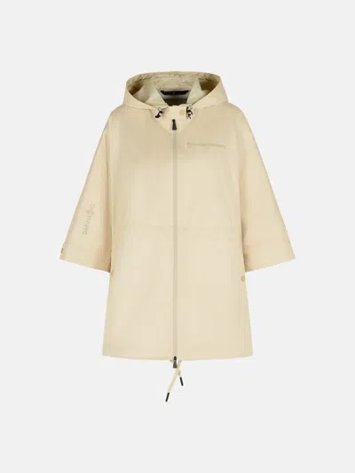 Moncler 'vorassay' Beige Nylon Cape