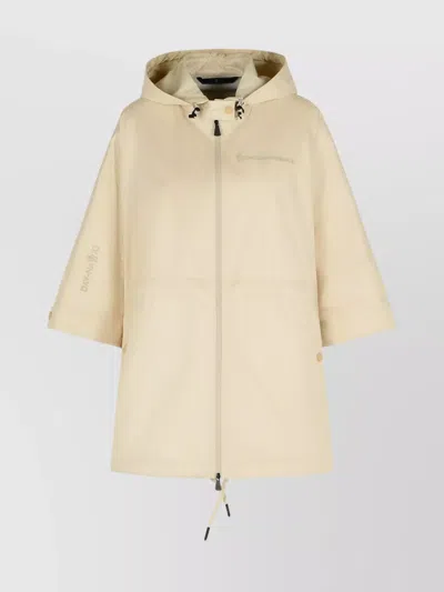 MONCLER 'VORASSAY' NYLON CAPE FEATURING DRAWSTRING WAIST