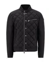 Moncler Man Down Jacket Black Size 5 Polyamide In Black