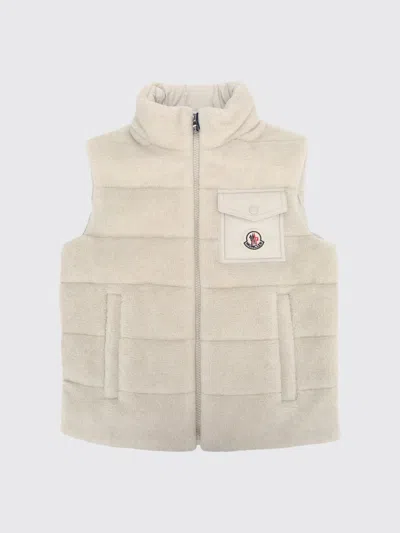 Moncler Waistcoat Kids In Neutral