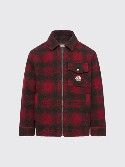 Moncler Waistcoat Kids In Red