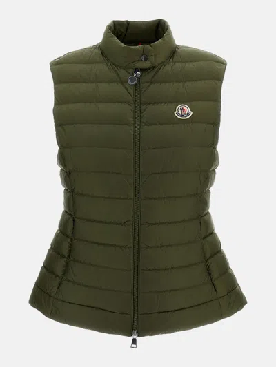 Moncler Waistcoat Woman  In Green