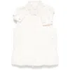 Moncler Faux-fur Gilet In Beige