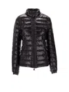 Moncler Azalee Short Polyamide Down Jacket In Black