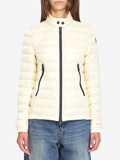 Moncler Ivory Walibi Foldable Down Jacket In Neutral