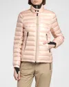 Moncler Grenoble Walibi Pink Polyamide Jacket In Medium Pink