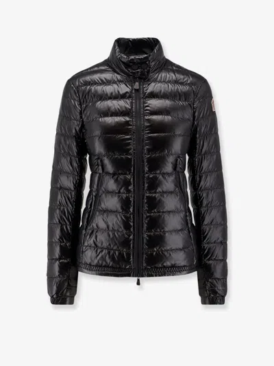 Moncler Walibi Nylon Down Jacket In Black