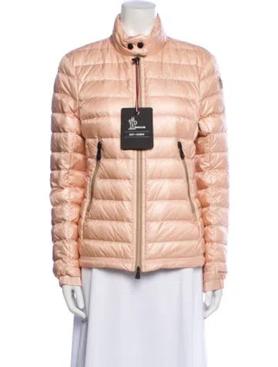 Pre-owned Moncler Walibi Printed Down Jacket W/ Tags In Pink
