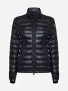 Moncler Logo-patch Padded-design Jacket In Nero