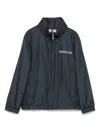 Moncler Giacca Con Cappuccio Warne In Blue