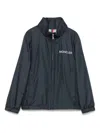 Moncler Giacca Con Cappuccio Warne In G Blue