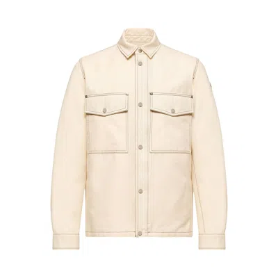 Pre-owned Moncler Watagua Shirt Jacket 'ivory' | Cream | Men's Size 2 In White